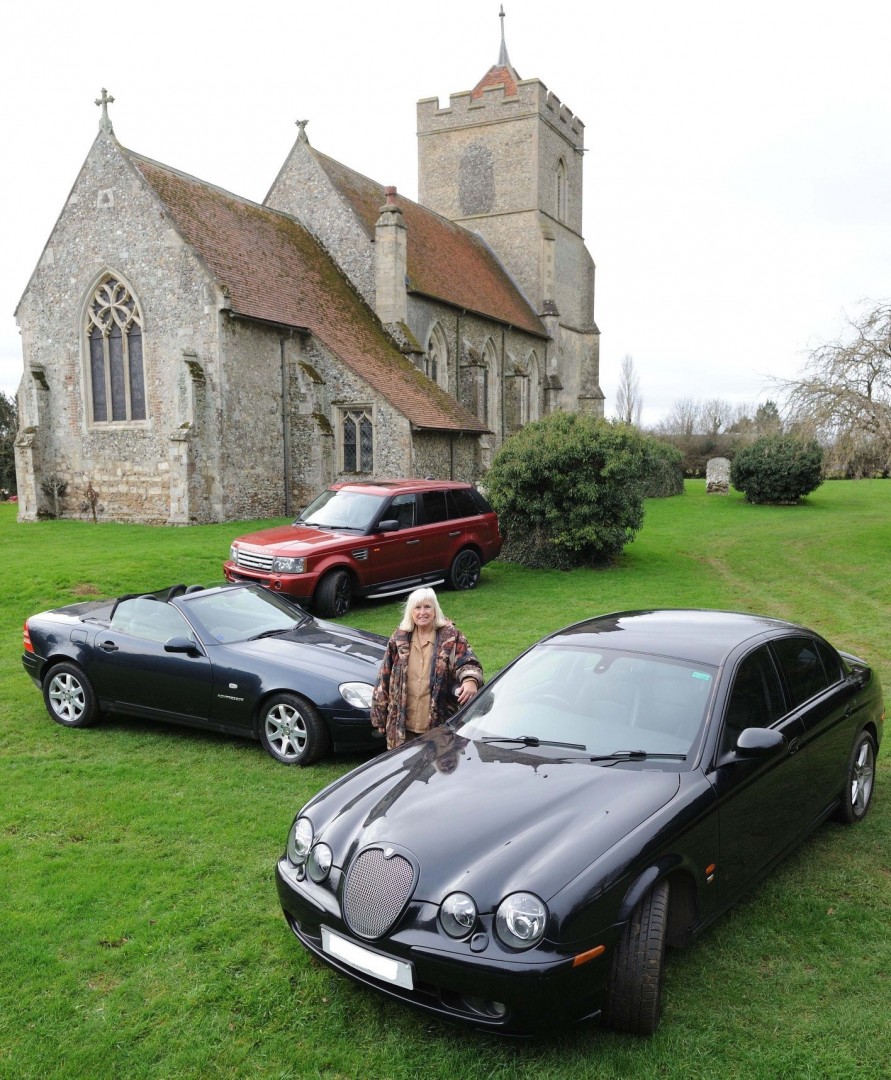 Women Behind the Wheel Three Jags Beryl