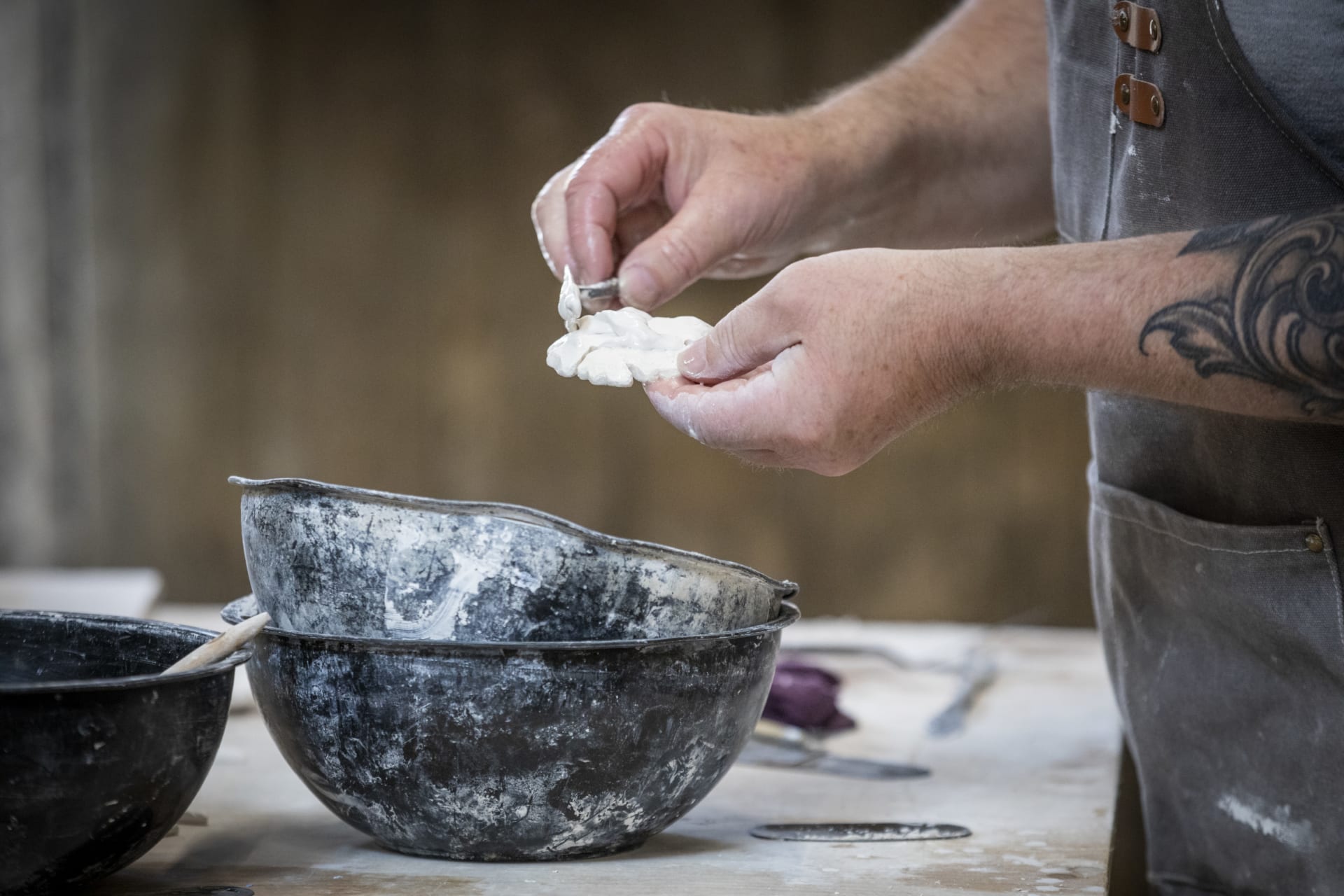 Craftsman at work 