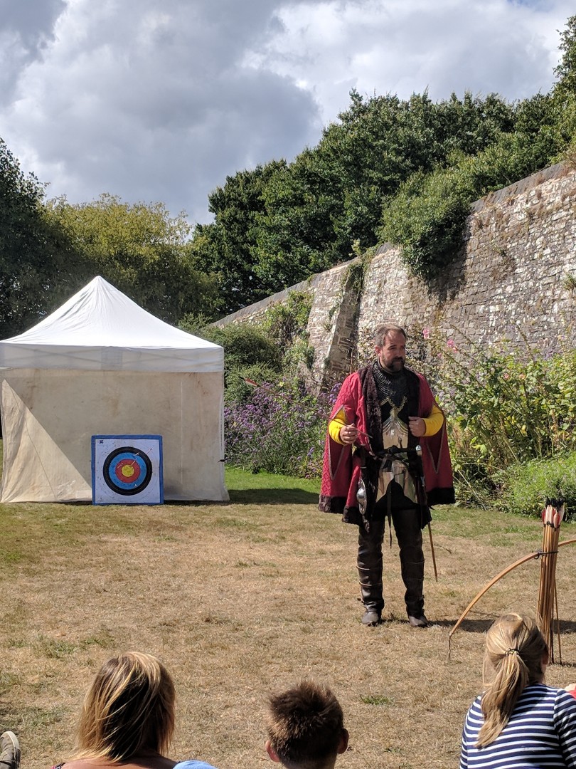 Oxford Castle Medieval Fayre Archery