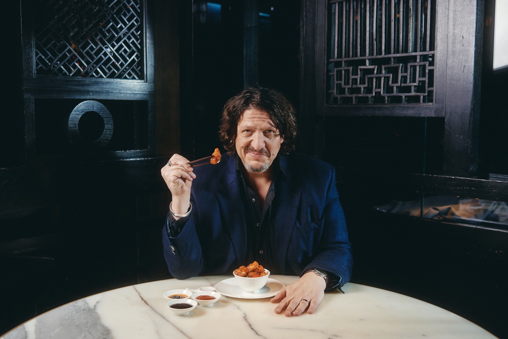 Joe Magowan Jay Rayner chopsticks