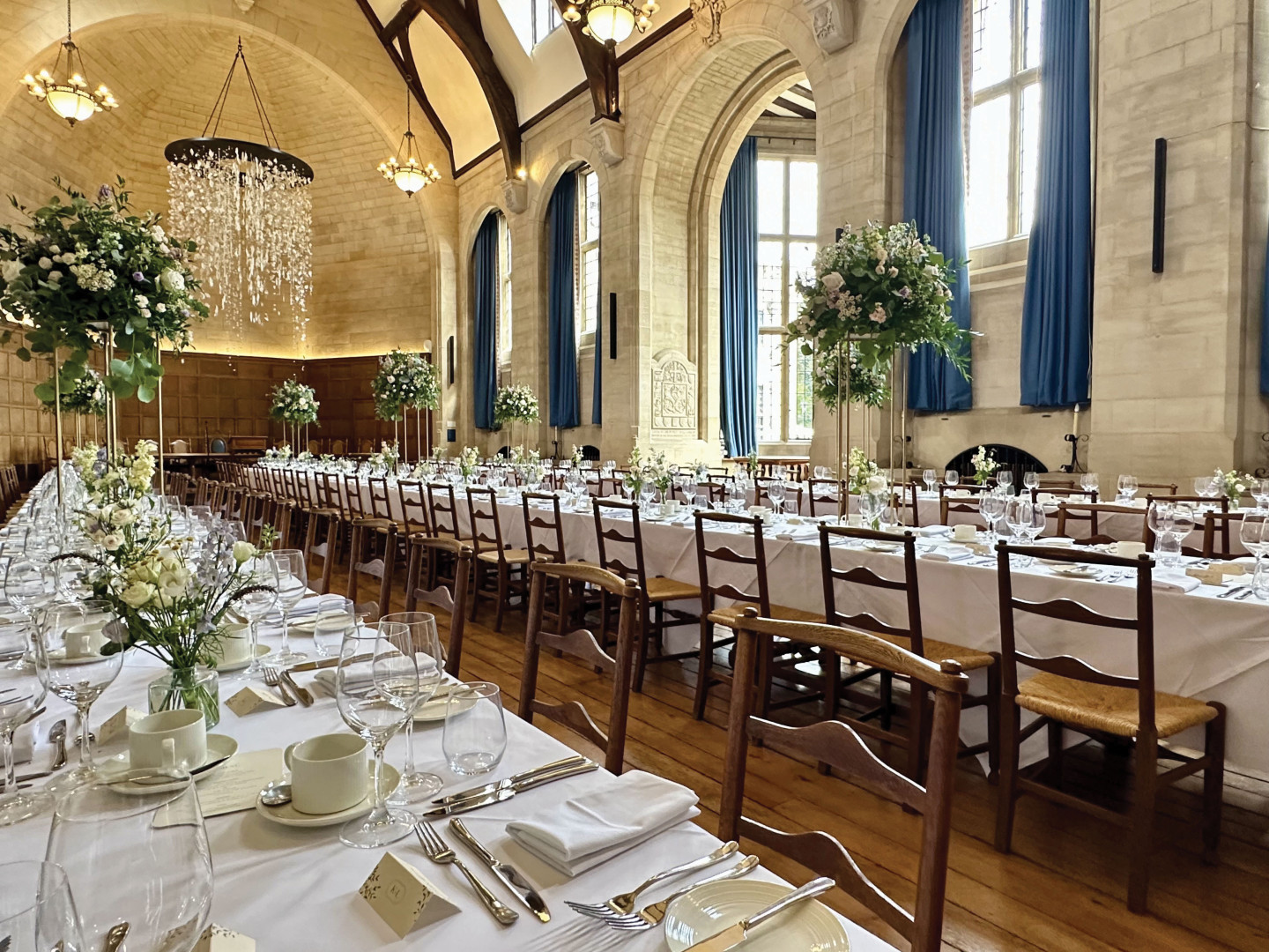 McCall MacBain Hall wedding breakfast RhodesHouse