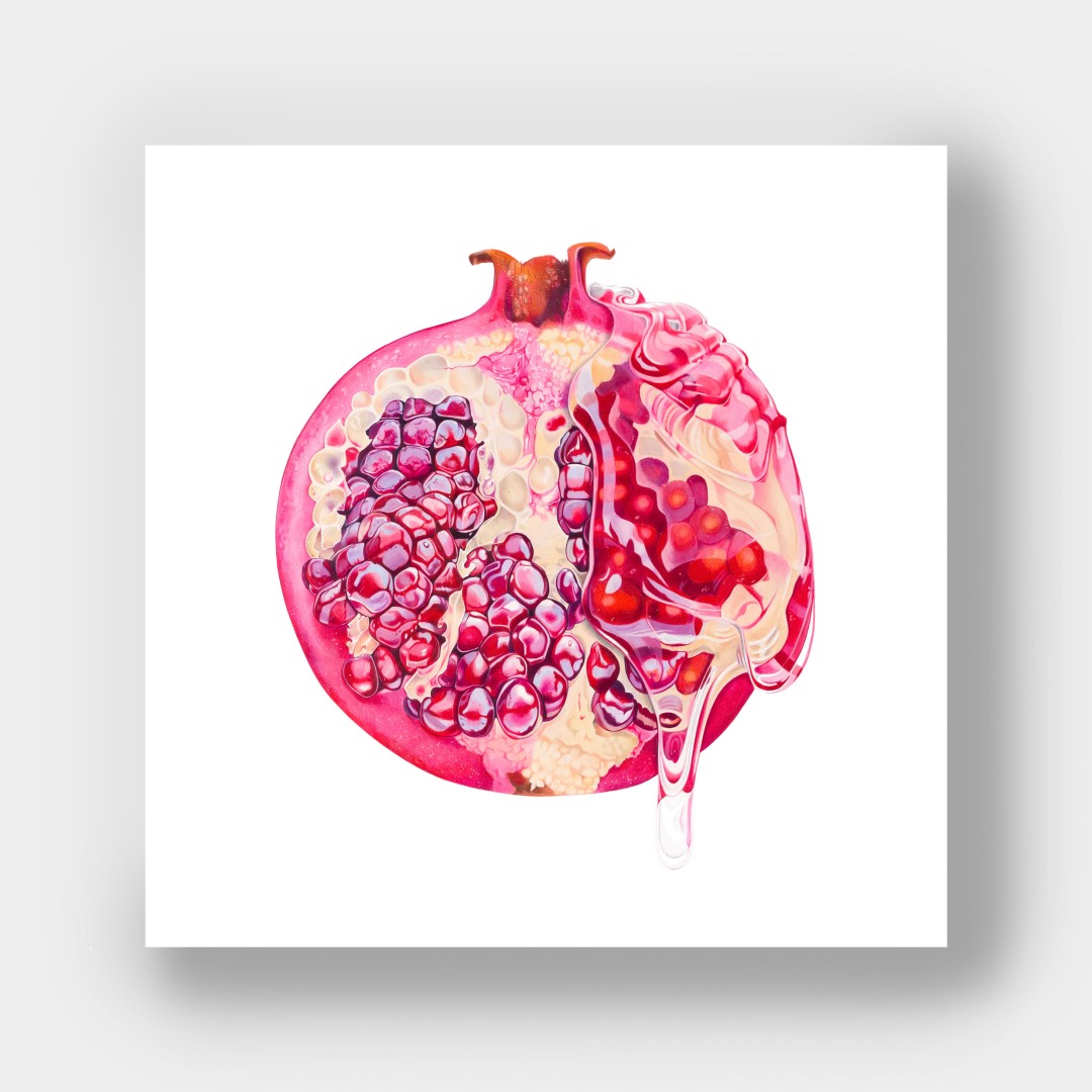 Gabriella Anouk Pomegranate Amour with border
