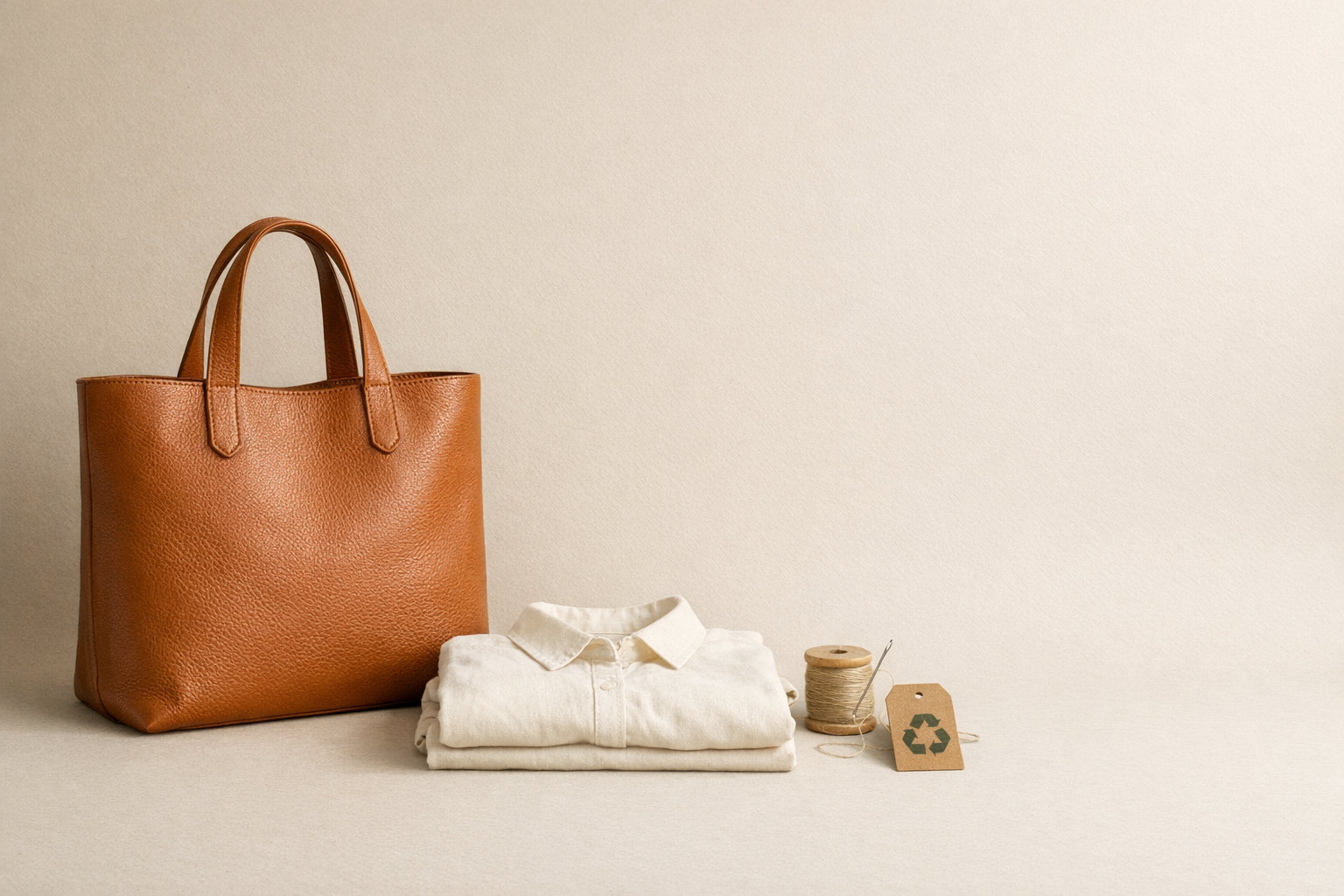 Recycled bag, shirt and string