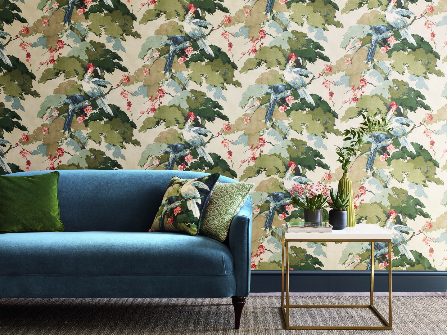 House Doctor June Linwood Tango Wallpaper Jungle JIve