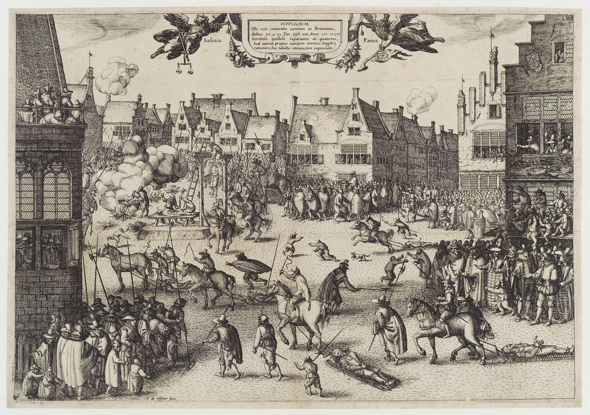 The execution of Guy Fawkes   Guy Fawkes  by Claes  Nicolaes  Jansz Visscher guqbhu