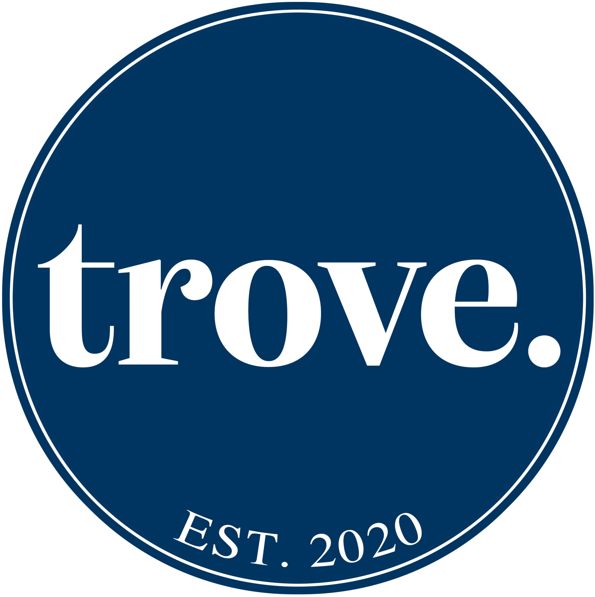 Trove logoset established full solid blue og9twc