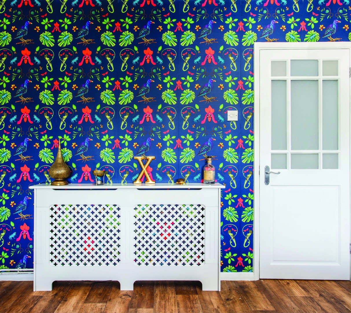 Handmade Oxford Wilful Ink Gallinule Wallpaper