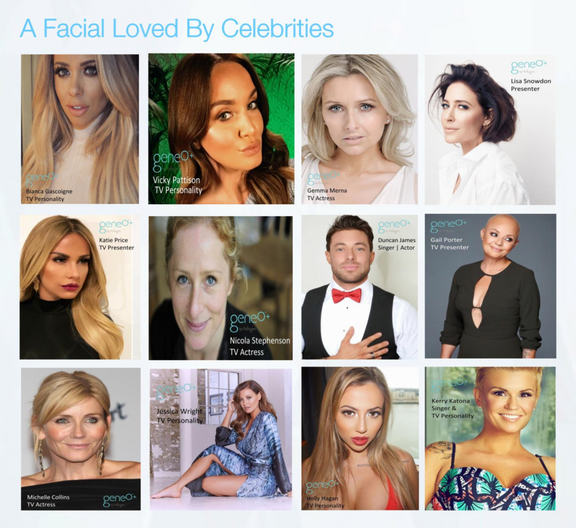 Geneo Facial celebrity clients