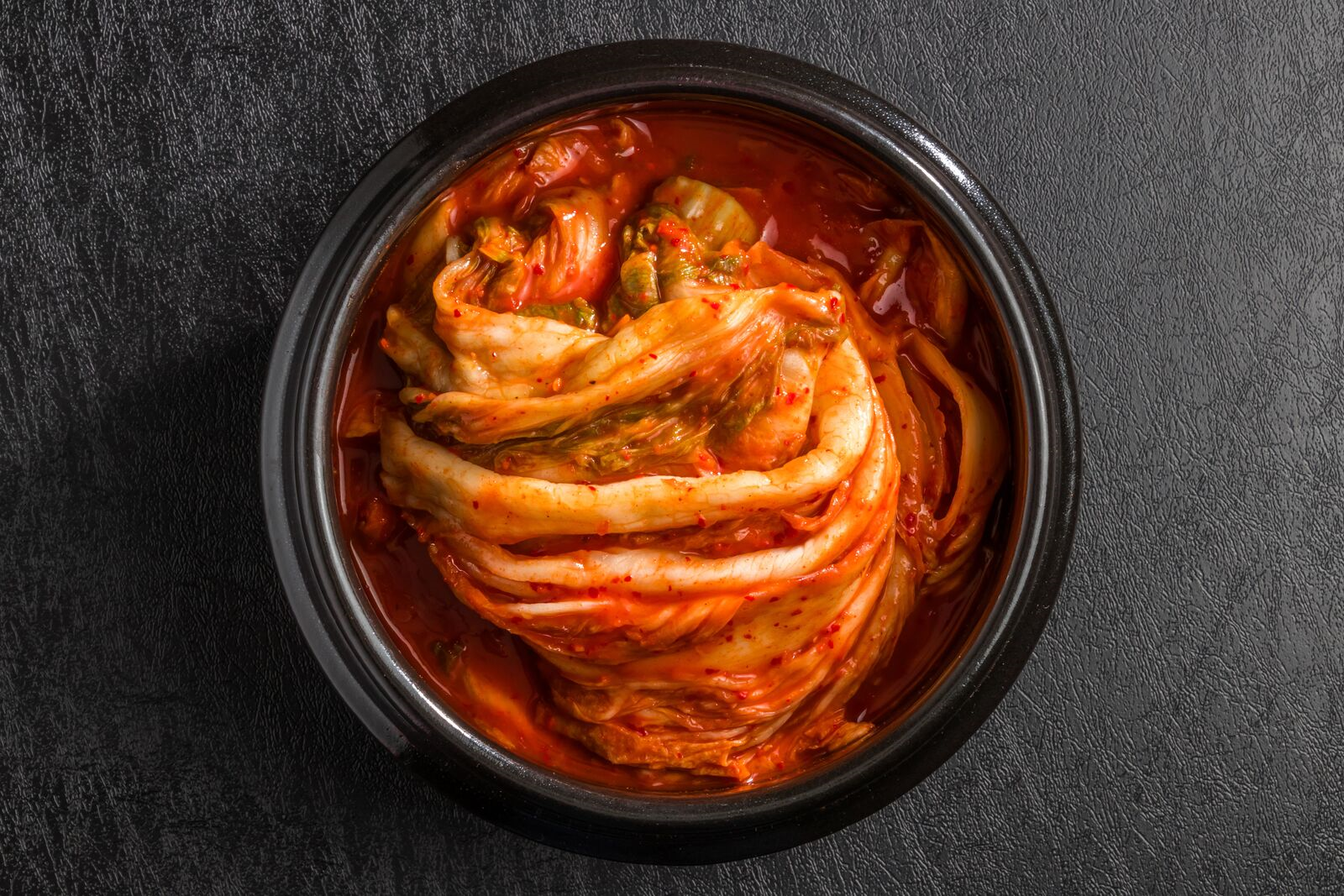 Fermentation kimchi in bowl