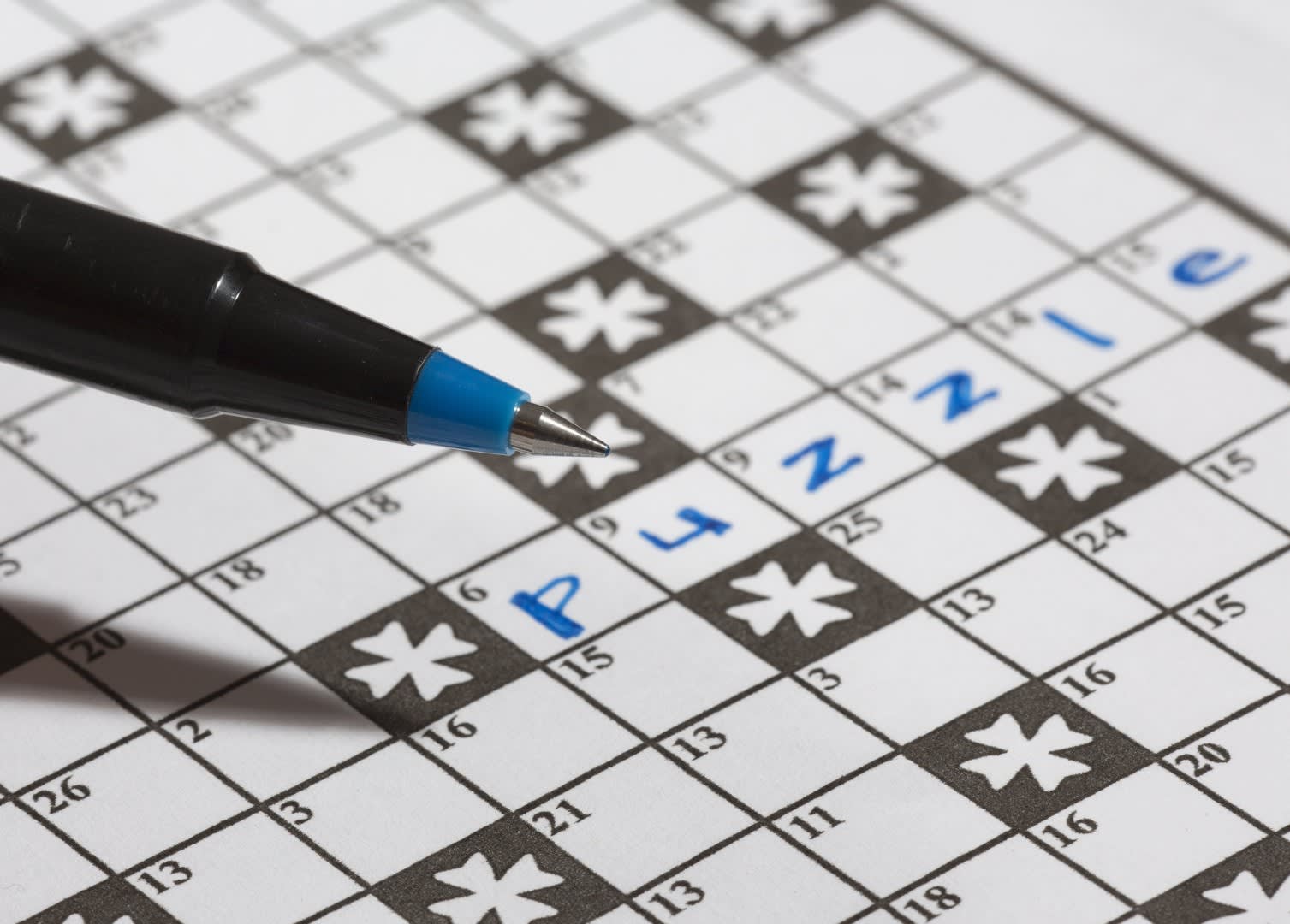 Where The Grass Is Greener Crossword Puzzle and Pen