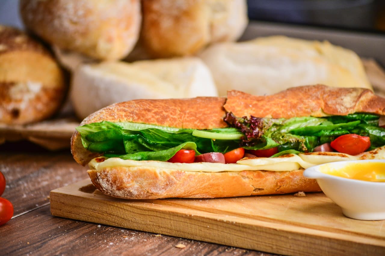 thumbnail Baguette with salad