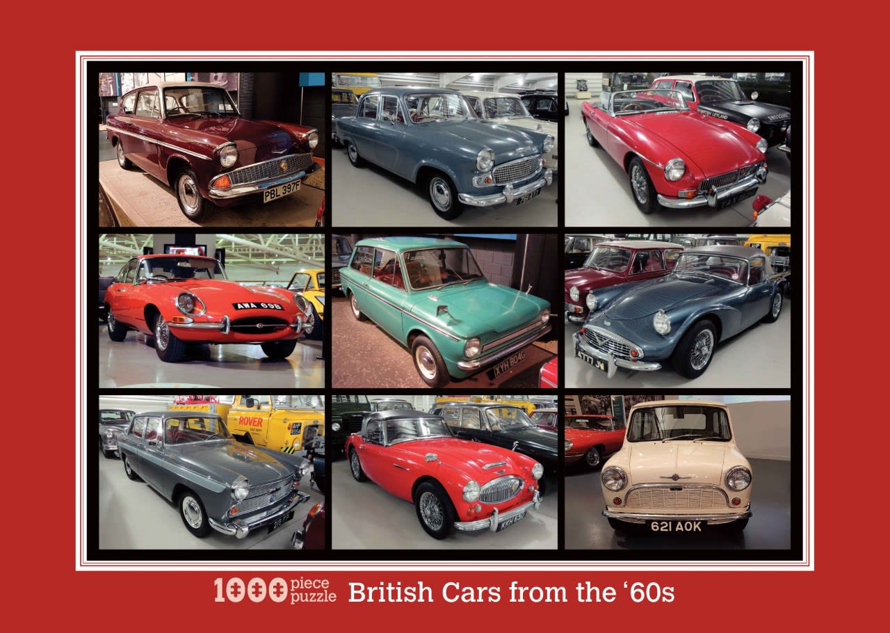thumbnail British Cars from the 60s Jigsaw lr