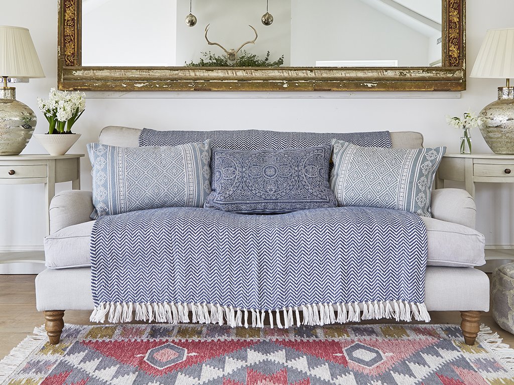 Function and style in a rural home Weaver Green Rugs